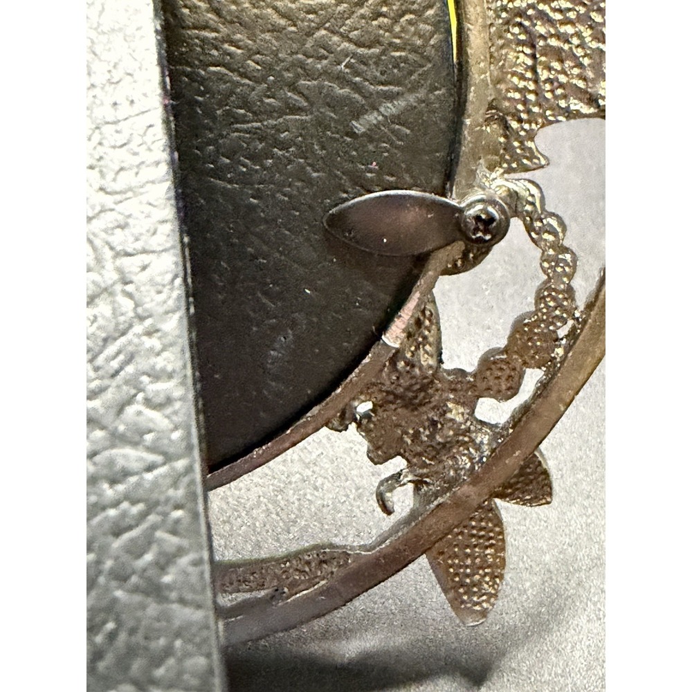 Dragonfly/ Flowers Crystal Rhinestones/Melissa&Louise Metal Picture Frame Decor - Picture 16 of 16
